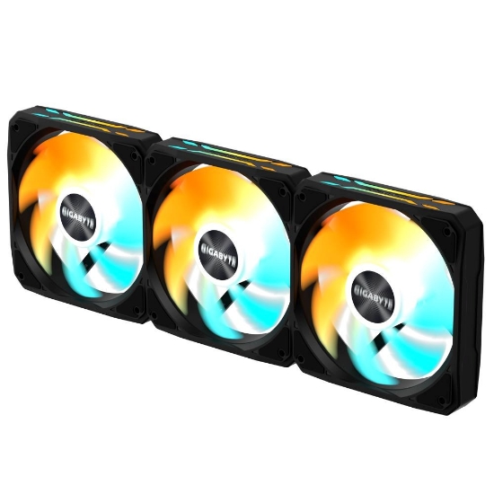 Obrázek GIGABYTE ventilátor EZ CHAIN FAN 3-PACK, 3x120mm, černá