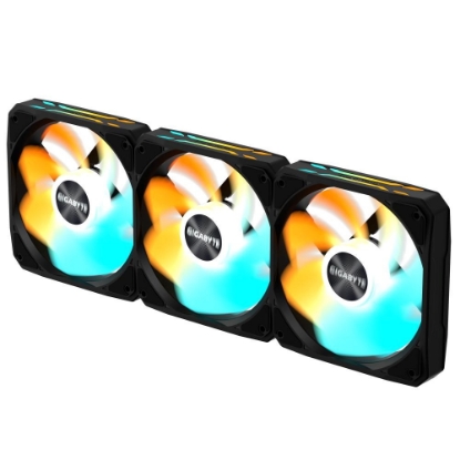 Obrázek GIGABYTE ventilátor EZ CHAIN RVS FAN 3-PACK, 3x120mm, černá
