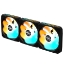 Obrázek GIGABYTE ventilátor EZ CHAIN RVS FAN 3-PACK, 3x120mm, černá