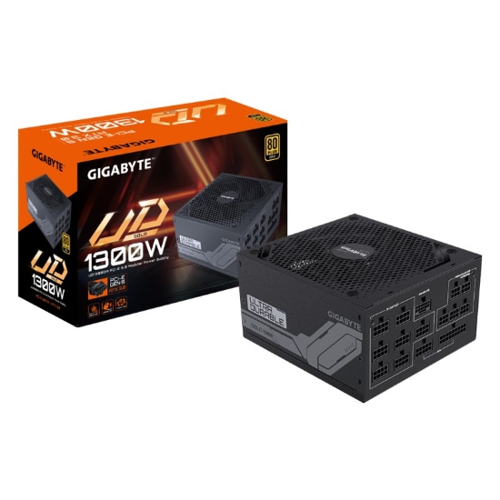Obrázek GIGABYTE zdroj UD1300GM PG5, 1300W, 80+ Gold, 140mm fan