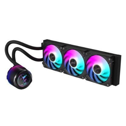 Obrázek GIGABYTE vodní chladič AORUS WATERFORCE X II 360, 2x120mm ARGB, LCD displej, LGA1851, AM5