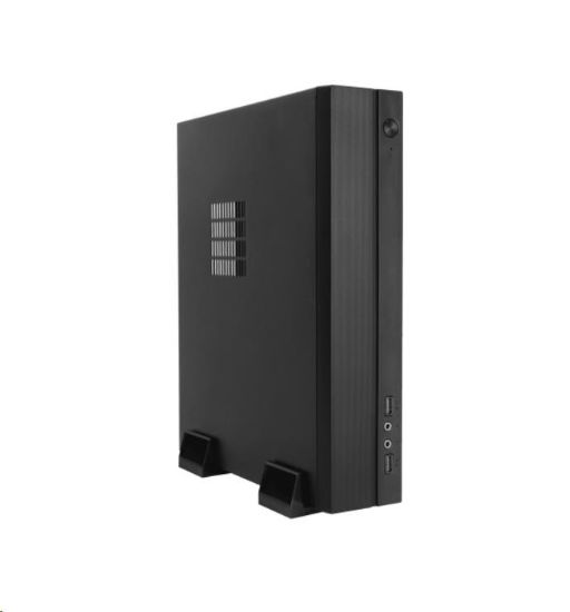 Obrázek CHIEFTEC skříň Compact Series/mini ITX, IX-06B-85W, Black, 85W adaptér