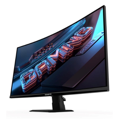 Obrázek GIGABYTE LCD - 27" Gaming monitor GS27QCA, Prohnutý VA 1500R, 2560x1440 QHD, 180Hz, 5000:1, 250cd/m2, 1ms, 2xHDMI, 1xDP