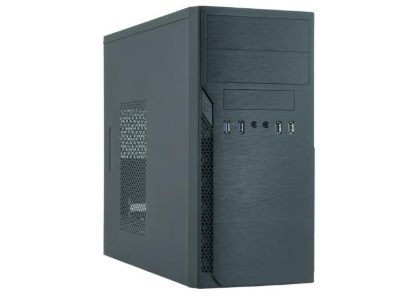 Obrázek BAZAR - CHIEFTEC skříň Elox Series / Minitower, HO- 12B, 350W, Black, poškozený obal