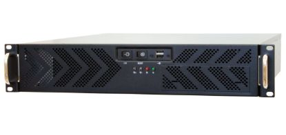 Obrázek BAZAR - CHIEFTEC skříň Rackmount 2U ATX, UNC-210T-B-U3, 400W, Black, USB 3.0, poškozený obal