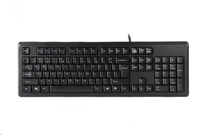 Obrázek A4tech KR-92, klávesnice, CZ/US, USB, černá