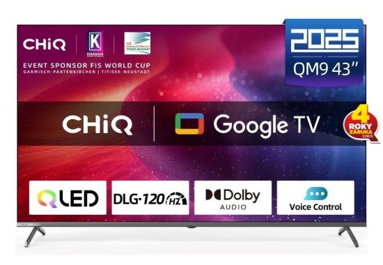 Obrázek CHiQ U43QM9G TV 43", UHD QLED  Google TV-demo