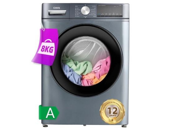 Obrázek Parní pračka 8 kg CHiQ CFL80-14586IM3XA Steam Space Pro + 12 let záruka na motor