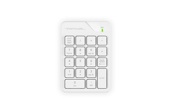Obrázek A4tech FSTYLER bezdrátová numerická klávesnice, bílá