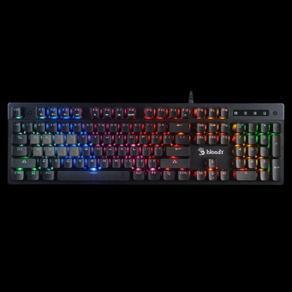 Obrázek A4tech Bloody Klávesnice B500N, herní klávesnice, mechanická, drátová, Mecha-Like Switch, CZ/SK, Černá