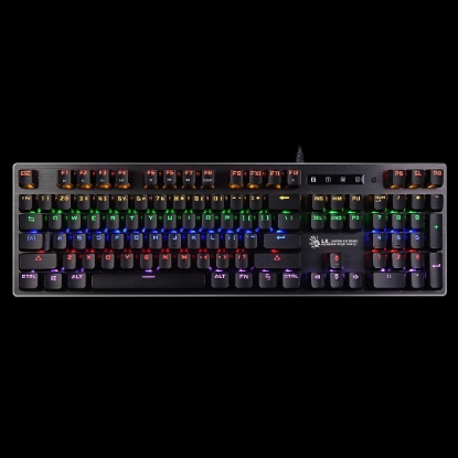 Obrázek A4tech Bloody Klávesnice B760, herní klávesnice, mechanická, drátová, Green Switch, CZ/SK, Černá
