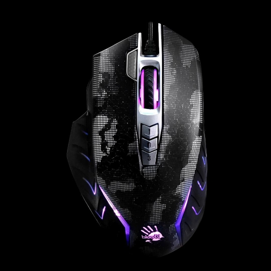 Obrázek A4tech Bloody Myš J95S Activated, podsvícená herní myš, 8000 DPI, USB, Černá