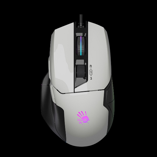 Obrázek A4tech Bloody Myš W70 Max Activated, podsvícená herní myš, 12000 DPI, USB, Bílá