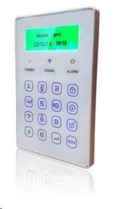 Obrázek iGET SECURITY P13 Externí bezdrátová dotyková klávesnice, LCD displej