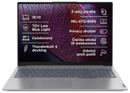 Obrázek LENOVO NTB ThinkBook 16 G7 - Ultra7 155H,16" WUXGA,16GB,1TBSSD,FHD+IRcam,W11P