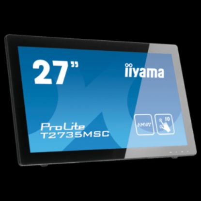Obrázek iiyama ProLite T2755QSC-B1, 68,6 cm (27''), Projected Capacitive, USB, kit (USB), black