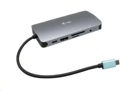 Obrázek i- tec USB- C Metal Nano Dock HDMI/ VGA with LAN + Power Delivery 100 W