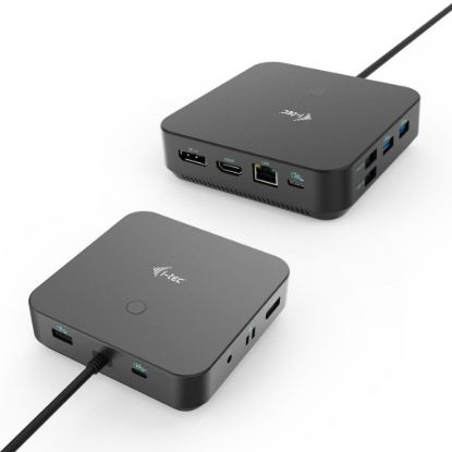 Obrázek i- tec USB- C HDMI + Dual DP Docking Station + Power Delivery 100 W