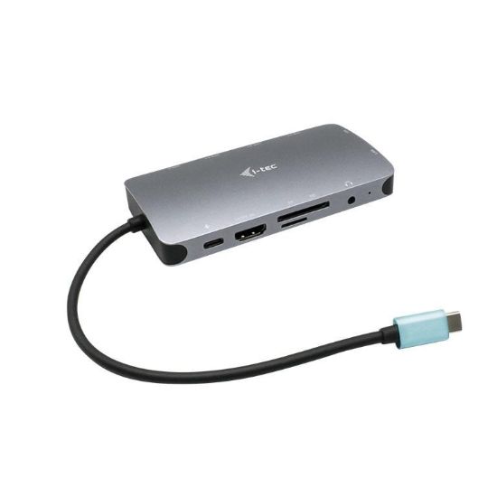 Obrázek i-tec USB-C Metal Nano Dock HDMI/VGA with LAN + Power Delivery 100W + Charger 100W (bundle)