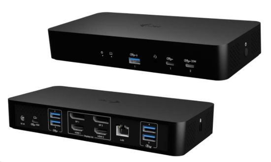 Obrázek i-tec Universal Intelligent Dual Display Docking Station, Power Delivery 100W