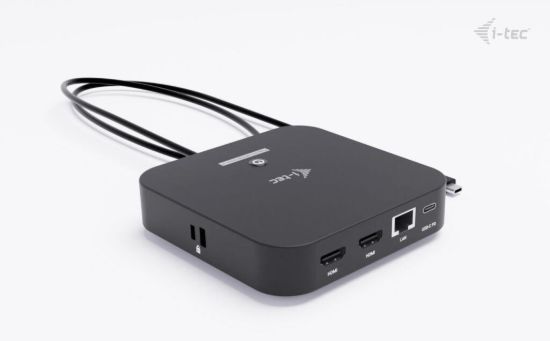 Obrázek i-tec USB-C Dual HDMI Docking Station, Power Delivery 100W