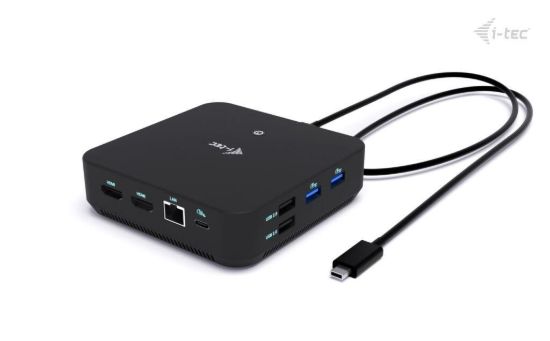 Obrázek i-tec USB-C DP Dual HDMI Docking Station, Power Delivery 100W