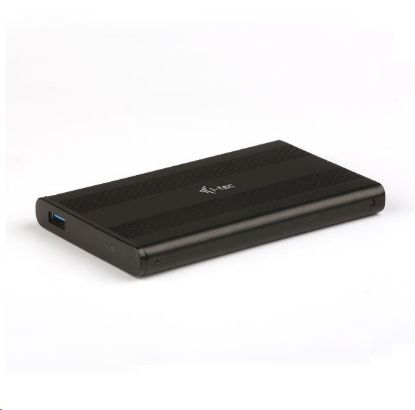 Obrázek i-tec USB 3.0 MySafe AluBasic Advance rámeček na externí pevný disk 6.4 cm / 2.5" pro SATA I/II/III HDD SSD, hliníková k