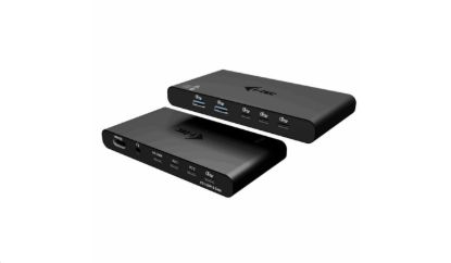 Obrázek i-tec KVM Docking Station HDMI for 2 hosts, Power Delivery 2x 100W