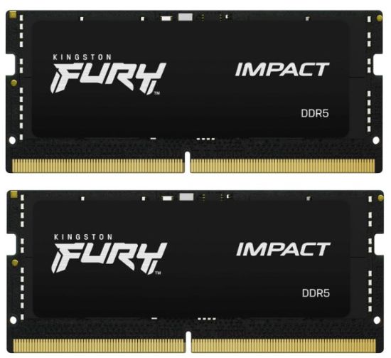 Obrázek KINGSTON SODIMM DDR5 32GB (Kit of 2) 5600MT/s CL40 FURY Impact PnP