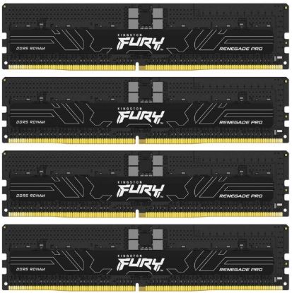 Obrázek KINGSTON DIMM DDR5 128GB (Kit of 4) 4800MT/s CL36 FURY Renegade Pro ECC Reg PnP