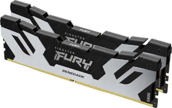 Obrázek KINGSTON DIMM DDR5 96GB (Kit of 2) 6400MT/s CL32 FURY Renegade Silver XMP