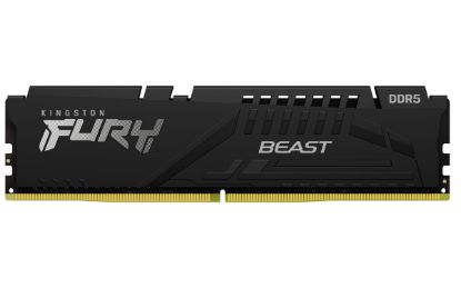 Obrázek KINGSTON DIMM DDR5 16GB 6000MT/s CL30 ECC FURY Beast XMP Černá