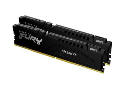 Obrázek KINGSTON DIMM DDR5 64GB (Kit of 2) 5200MT/s CL40 FURY Beast Černá