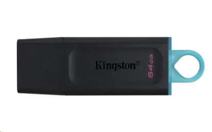 Obrázek Kingston Flash Disk 64GB USB3.2 Gen 1 DataTraveler Exodia (Black + Teal)