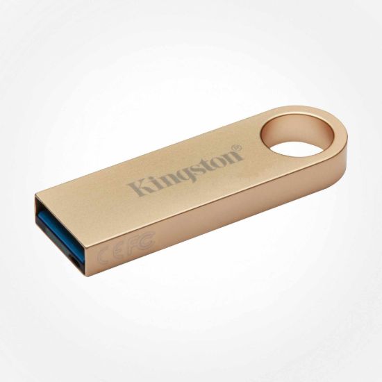Obrázek Kingston 128GB DataTraveler DTSE9, 3. Generace, USB 3.2, zlatá