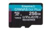 Obrázek Kingston MicroSDXC karta 256 GB Canvas Go! Plus, R: 200/ W: 160MB/ s, Class 10, UHS- I, U3, V30, A2 + Adaptér