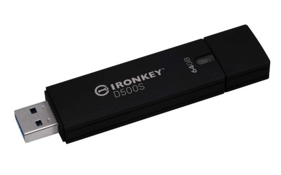 Obrázek Kingston Flash Disk IronKey 64GB D300S, USB 3.2 Gen 1