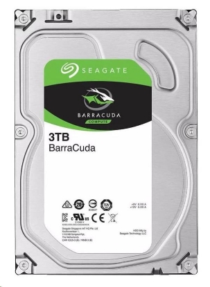 Obrázek SEAGATE HDD 3TB BARRACUDA, 3.5", SATAIII, 5400 RPM, Cache 256MB
