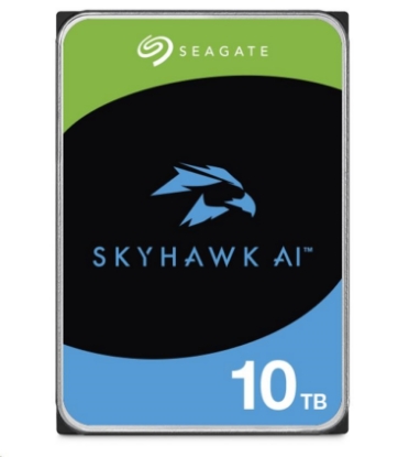 Obrázek SEAGATE HDD 10TB SKYHAWK AI, 3.5", SATAIII, 7200 RPM, Cache 256MB, s R/V Senzorem
