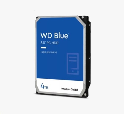 Obrázek WD BLUE WD40EZAX 4TB, SATA III 3.5", 256MB 5400RPM, 180MB/s, CMR