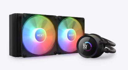Obrázek NZXT vodní chladič Kraken 240 RGB / 2x120mm fan / LCD disp. / 6 let / LGA1851 / AM5