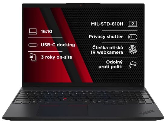 Obrázek LENOVO NTB ThinkPad L16 AMD G1 - Ryzen7 PRO 7735U,16" WUXGA,16GB,1TBSSD,5MP+IRcam,W11P