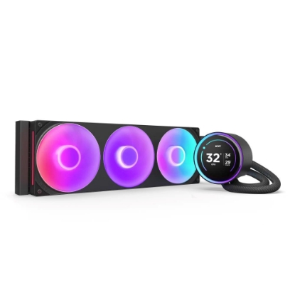 Obrázek NZXT vodní chladič Kraken 360 ELITE RGB / 3x120mm RGB fan / 4-pin PWM / LCD disp. / 6 let