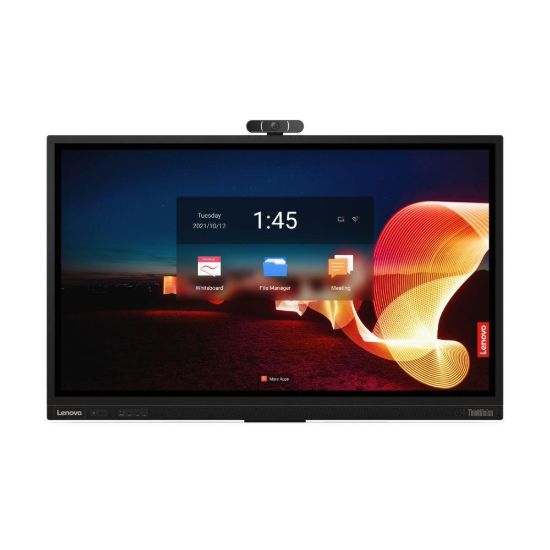 Obrázek LENOVO LCD T75 - 75”,IPS,matný,16:9,3840x2160,Touch,60Hz,8ms,400cd/m2,1200:1,HDMI,DP,USB-C,ThB,RJ45,USBHub,VESA