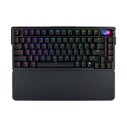 Obrázek ASUS Klávesnice ROG Azoth Extreme, Mechanická, Bezdrátová BT, RF 2.4GHz, US, černá