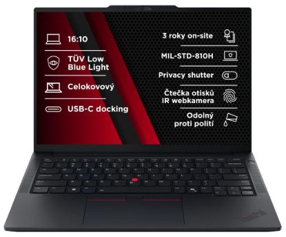 Obrázek LENOVO NTB ThinkPad E14 AMD G7 - Ryzen5 230,14" WUXGA,16GB,512SSD,IRcam,W11P