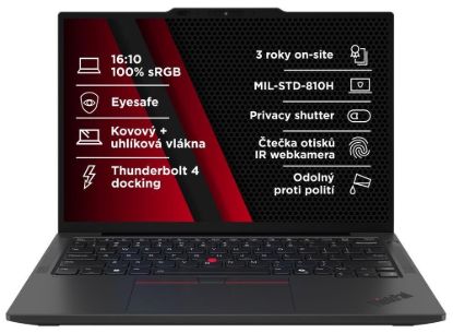 Obrázek LENOVO NTB ThinkPad X13 AMD G6 - Ryzen7 AI PRO 350,13.3" WUXGA,32GB,1TBSSD,5G,IRcam,W11P