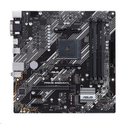Obrázek ASUS MB Sc AM4 PRIME B550M-K, AMD B550, 4xDDR4, 1xHDMI, 1xDVI, 1xVGA, mATX