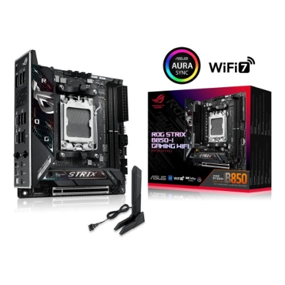 Obrázek ASUS MB Sc AM5 ROG STRIX B850-I GAMING WIFI, AMD B850, 2xDDR5, 1xThunderbolt, 1xHDMI, WiFi, Mini-ITX