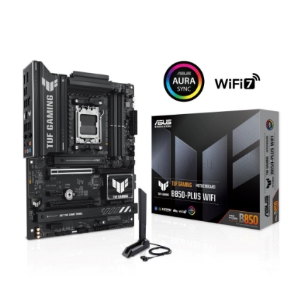Obrázek ASUS MB Sc AM5 TUF GAMING B850-PLUS WIFI, AMD B850, 4xDDR5, 1xDP, 1xHDMI, WiFi, ATX
